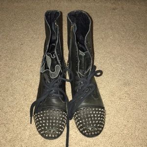 Steve Madden Studded Combat Boot